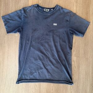 Kith Men's Washed Navy Small Chest Logo Tee